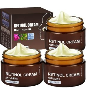 3 Piece Retinol Anti-Aging Face Cream Set Moisturizing Firming Wrinkle Treatment