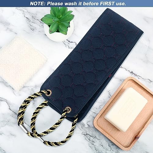 39-Inch Double-Sided Exfoliating Back Scrubber with Easy Grip Handles for All Users - Image 8