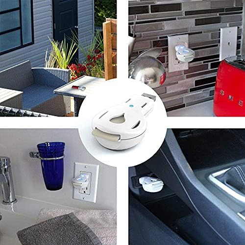 USB Aroma Diffuser with 5 Refill Pads (White) - Image 4