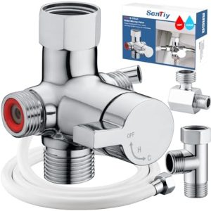 SonTiy 4-Way Bidet Valve Kit with Brass Tee