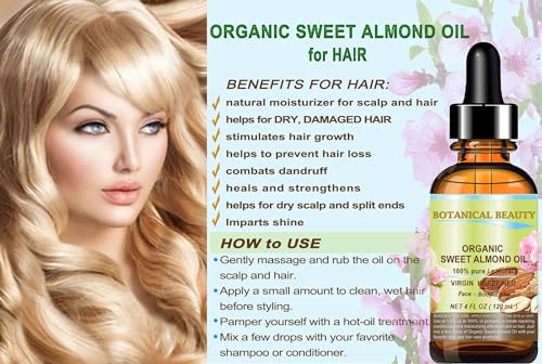 Organic Almond Oil for Face, Skin, Hair ? 1 oz - Image 6