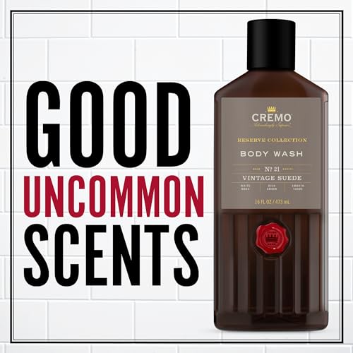 Cremo Vintage Suede Body Wash, Men, 16 Fl Oz - Image 2