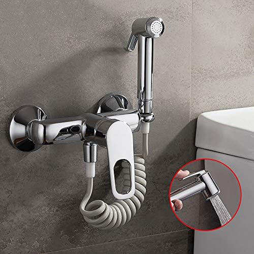 Wall-mounted bidet sprayer kit with hot/cold options, portable. - Image 2
