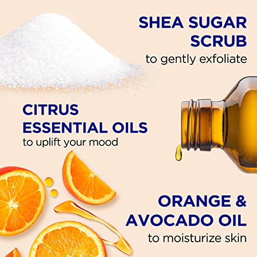 Dr Teal's 19 oz Citrus Shea Sugar Scrub 3-Pack with Vitamin C - Image 2