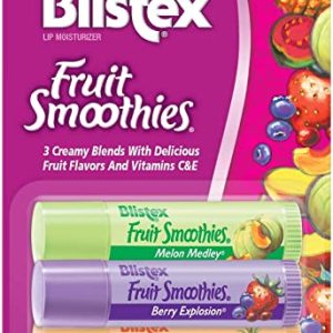 Blistex Fruit Smoothies SPF 15, 3 Pack, 0.1 oz (2.83 g)