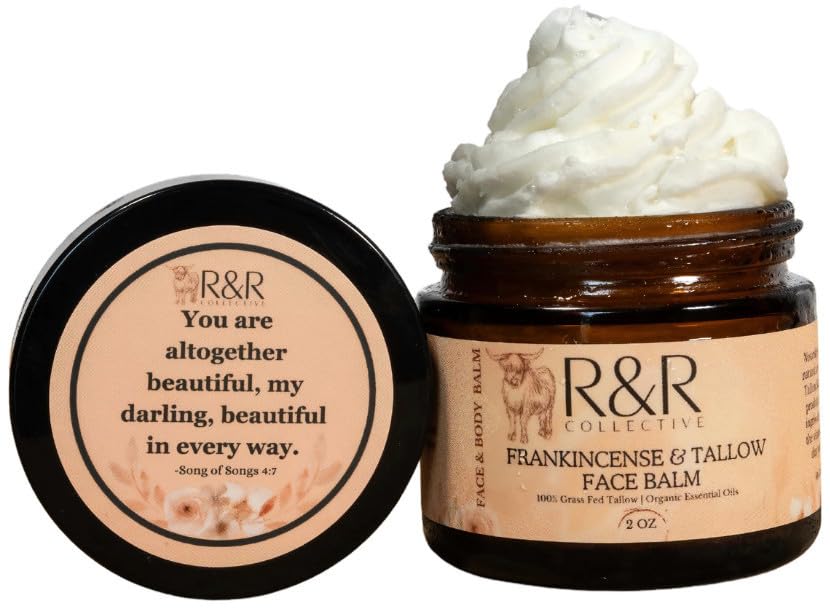 Frankincense Grass Fed Tallow Face Moisturizer ? 2 oz