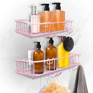 Red Shower Caddy 2 Pack for Bathroom Organization