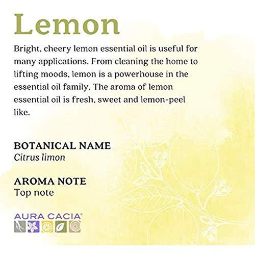 Aura Cacia Lemon Essential Oil | 7.4 ml - Image 2