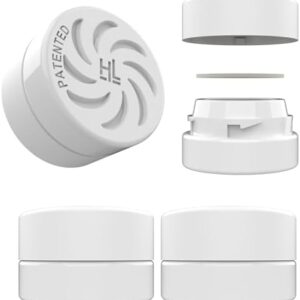 5ml White Glass Jars with Child-Resistant Lid (100)