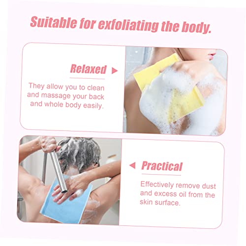 6pc Body Spa Exfoliating Shower Towel Scrubber - Image 2