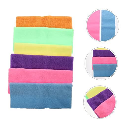 6pc Body Spa Exfoliating Shower Towel Scrubber - Image 3