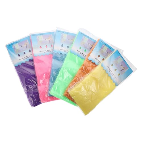 6pc Body Spa Exfoliating Shower Towel Scrubber