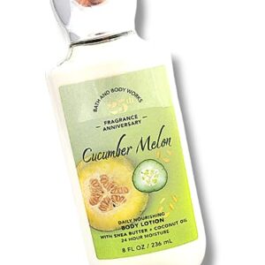 Bath & Body Works 8 oz Cucumber Melon Moisturizing Body Lotion for Dry Skin
