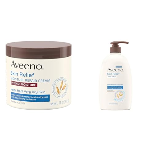 Aveeno Skin Relief Fragrance-Free Cream Body Wash Gentle Cleanse 12 oz