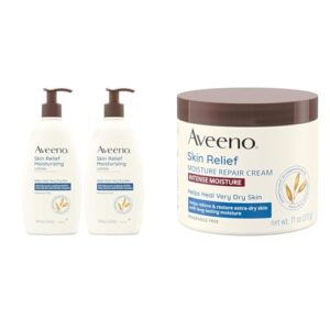 Aveeno Skin Relief Lotion & Repair Cream Twin Pack