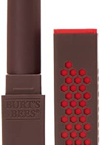 Burt's Bees Scarlet Soaked 100% Natural Lipstick 0.12 oz New