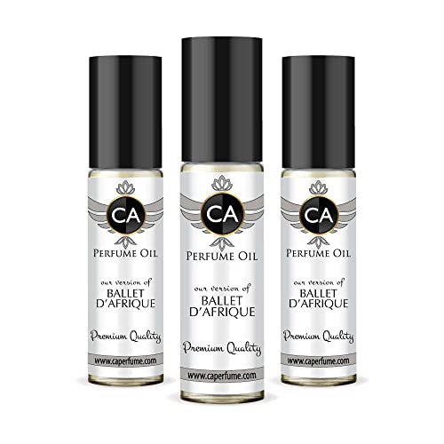 CA Perfume Ballet D'Afrique Impression Body Oil Roll-On 0.3 Fl Oz 3-Pack