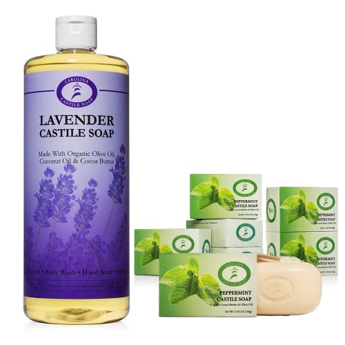 Carolina Lavender Vegan Castile Soap with Cocoa Butter