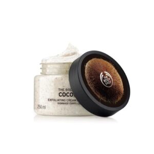 The Body Shop Coconut Exfoliating Cream Body Scrub 8.5 oz for Silky Smooth Skin