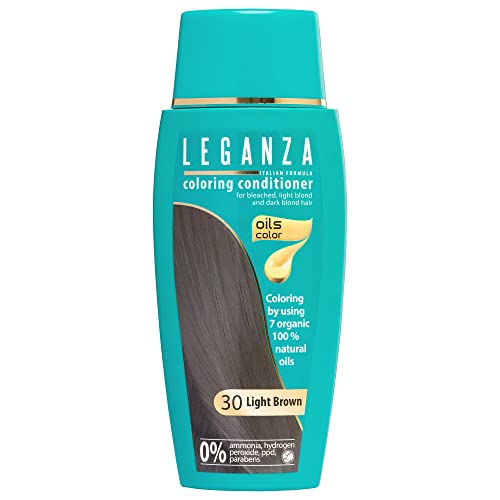 Coloring Conditioner 30 Light Brown, 7 Oils, Ammonia-Free