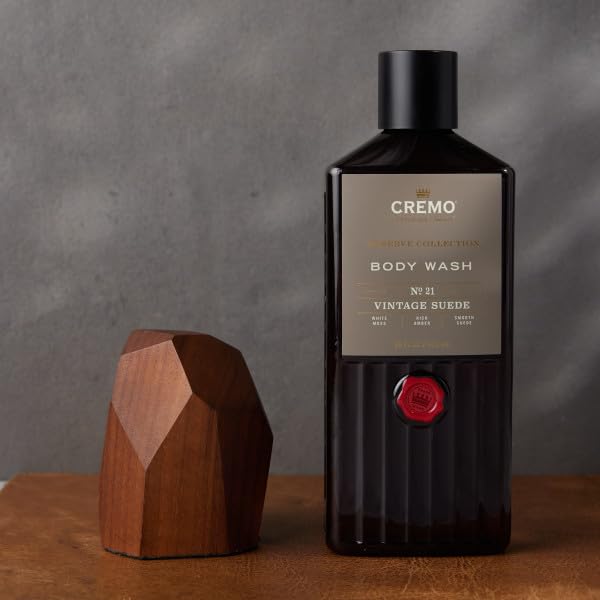 Cremo Vintage Suede Body Wash, Men, 16 Fl Oz - Image 8
