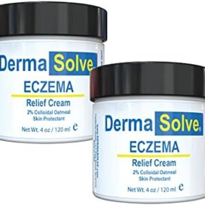 Dermasolve Steroid-Free Eczema Relief Lotion Balm for Kids, Babies, and Adults, 4 Fl Oz
