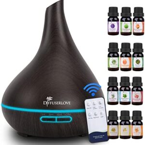 Diffuserlove 500ML Essential Oil Diffuser with Auto Shut-Off