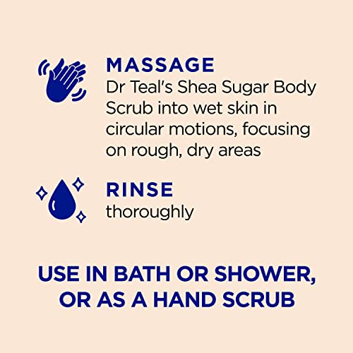 Dr Teal's 19 oz Citrus Shea Sugar Scrub 3-Pack with Vitamin C - Image 3