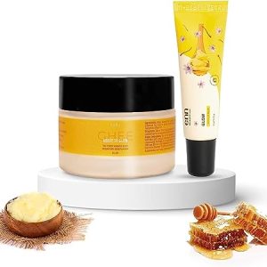 Ghee Face Cream and Lip Balm Combo Kit, Moisturizing, Set