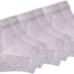 Grey Moisturizing Gel Heel Socks for Foot Care