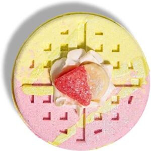 Handmade Waffle Bath Bombs Set of 6 for Relaxing Spa Baths and Thoughtful Gifts