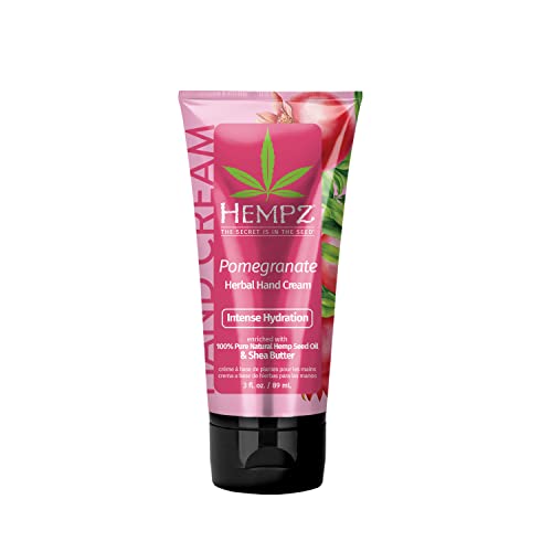 Hempz Pomegranate Hand Cream (3 Oz) for Dry, Cracked Hands