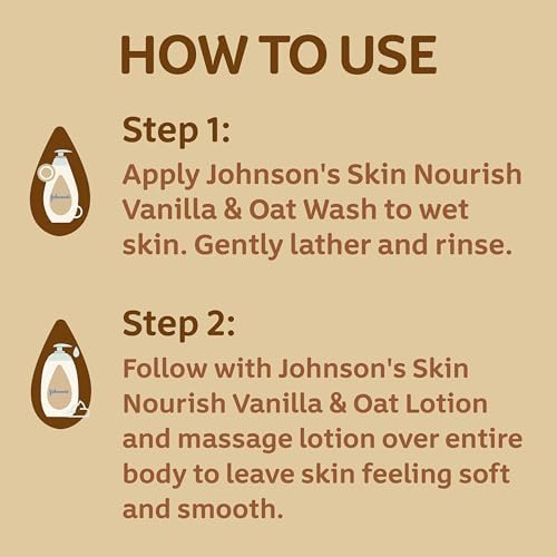 Johnson?s Baby Vanilla & Oat Lotion, 16.9 oz (2 Pack) - Image 6