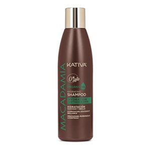 KATIVA Macadamia Hydrating Shampoo, 8.45 Fl Oz, Sulfate-Free