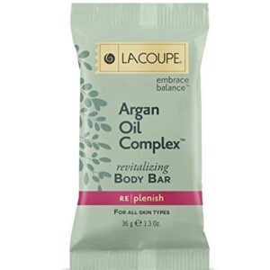 Lacoupe Argan Oil Bar Soap 1.3oz, Set of 18
