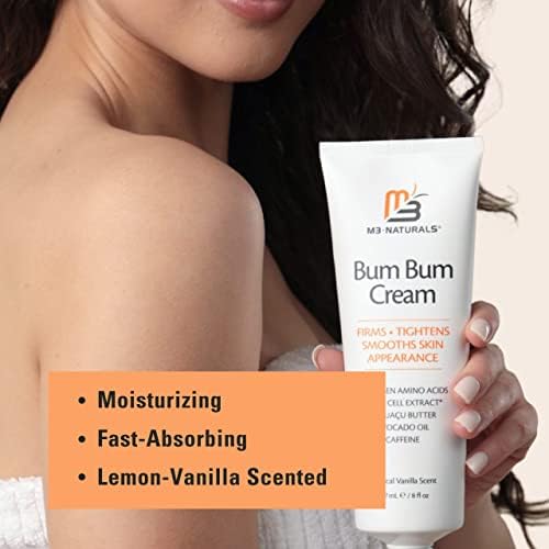Lemon Vanilla Skin Tightening Cream 8oz - Firming Moisturizer - Image 3