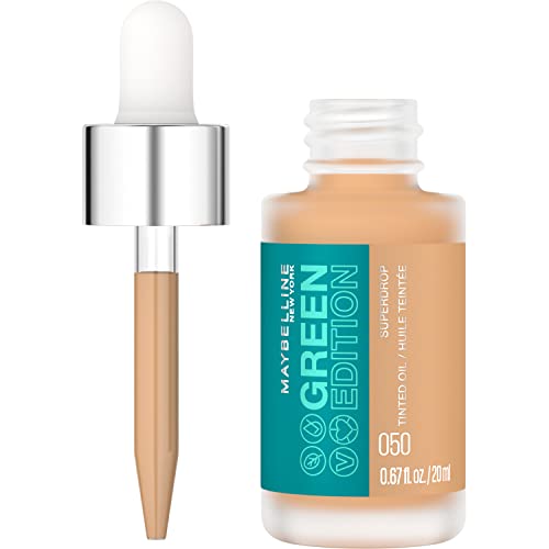 Maybelline Green Superdrop Tinted Oil Foundation, 50, 1 Count