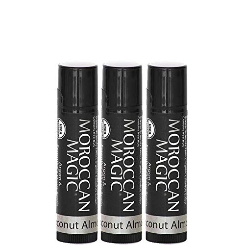 Moroccan Magic Lip Balm 3 Pack ? Coconut Almond, Non-Toxic - Image 2