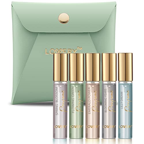 Mother's Day Perfume Sampler Set Women Men 5 Travel Size Fragrances Gift