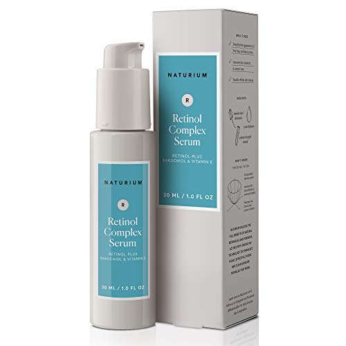 Naturium Retinol Complex Serum with Bakuchiol 1 oz for Skin Refining and Smoothing