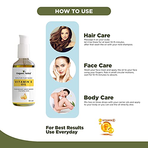 Netra Organic Vitamin E Oil ? 1.01 Oz - Image 4