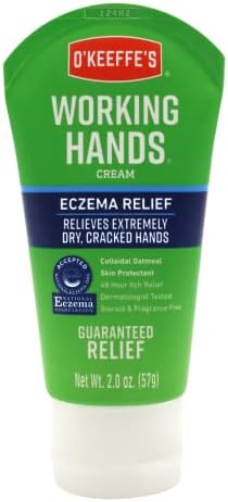 O'Keeffe's Eczema Relief Hand Cream 2 oz Tube for Dry Itchy Hands Single Pack