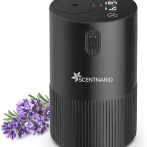 Portable Waterless Essential Oil Diffuser with Timer & Auto-Off