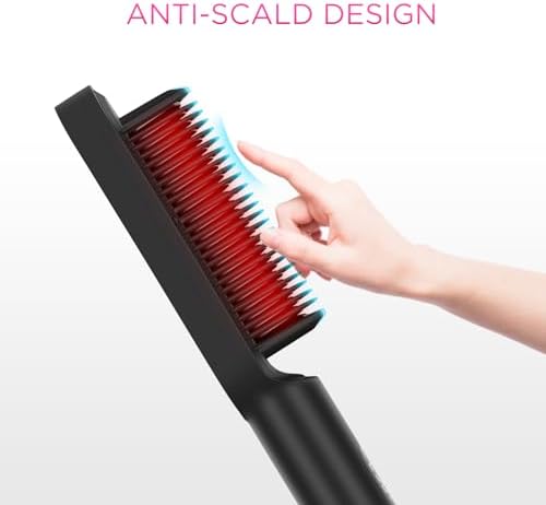 Prizm Professional Hair Straightener 1 Inch Plates Fast Heat Less Frizz 4 Temp Settings - Image 7