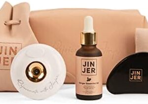 Rejuvenating Self-Care Kit: Ginger Oil, Diffuser, Gua Sha