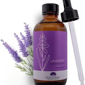 Scentinal 100% Pure Lavender Oil ? 4oz with Eyedropper