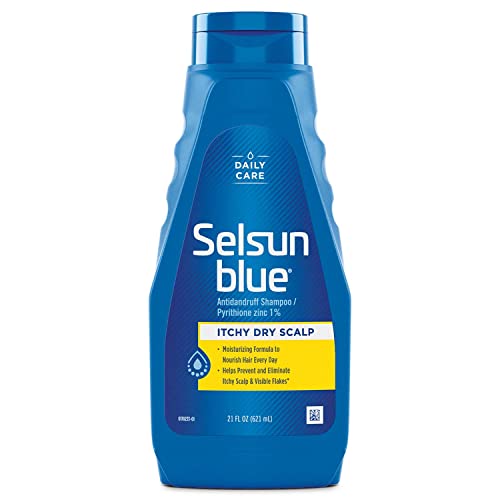 Selsun Blue Extra-Hydrating Shampoo 1% Pyrithione Zinc For Dry Scalp 11 fl oz