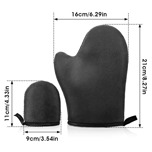 Sibba 2 Pack Self Tanning Mitt for Body/Face - Image 3