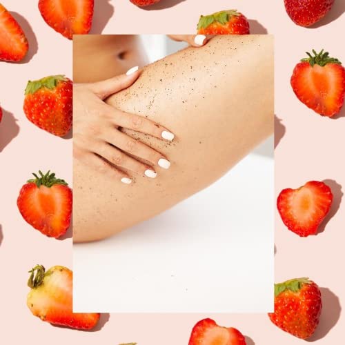 Sugaring NYC Strawberry Body Scrub 8 oz Natural Exfoliating Skin Care - Image 3