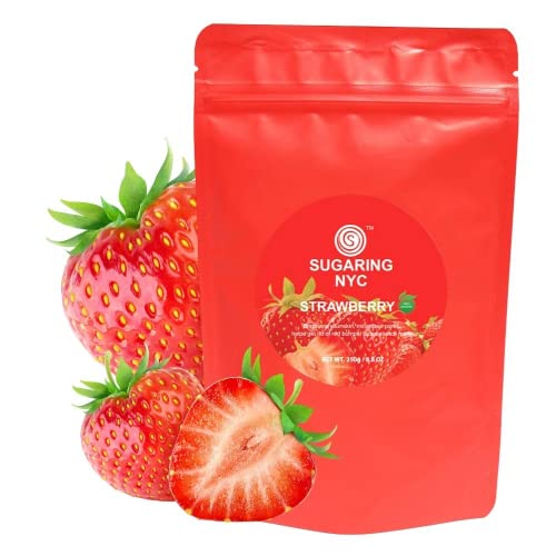 Sugaring NYC Strawberry Body Scrub 8 oz Natural Exfoliating Skin Care
